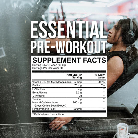 CBUM RAW Essential Pre-Workout